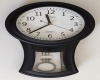 Wall Clock pendulum 25x43,5cm black